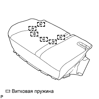 COROLLA, AURIS. ZZE150 ZRE151,152 NDE150.Сиденье.Система Подогрева Сидений.Правое Заднее Сиденье В Сборе (Для Моделей С Кузовом Типа Хэтчбэк)  Разборка