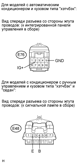 COROLLA, AURIS. ZZE150 ZRE151,152 NDE150.Ремни Безопасности.Контрольная Лампа Ремня Безопасности Переднего Пассажира (Для Моделей С Кузовом Типа 