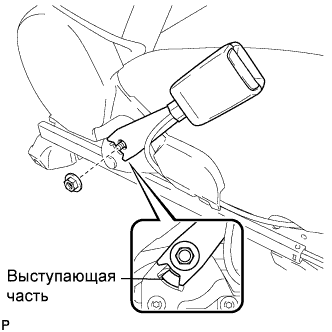 COROLLA, AURIS. ZZE150 ZRE151,152 NDE150.Ремни Безопасности.Контрольная Лампа Ремня Безопасности Переднего Пассажира (Для Моделей С Кузовом Типа 