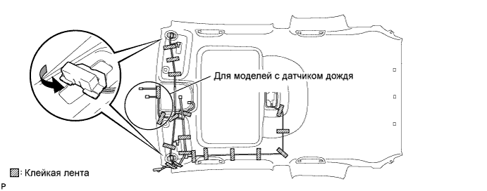 COROLLA, AURIS. ZZE150 ZRE151,152 NDE150.Внутреннее Оборудование Автомобиля.Обивка Крыши (Для Моделей С Кузовом Типа 