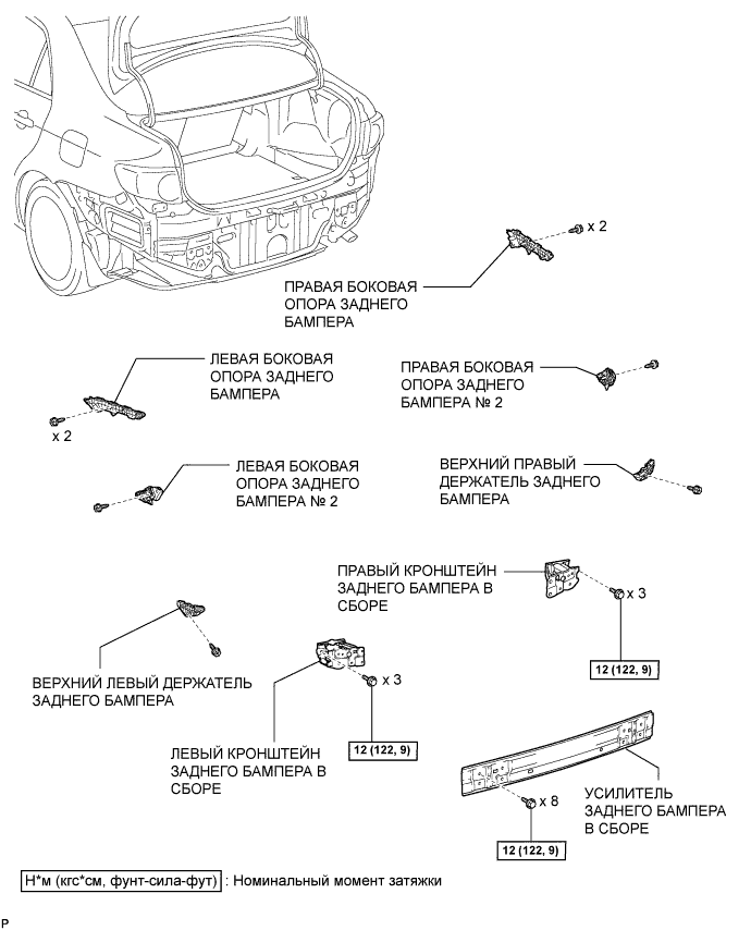 COROLLA, AURIS. ZZE150 ZRE151,152 NDE150.Наружное Оборудование Автомобиля.Передний Бампер (Для Моделей С Кузовом Типа