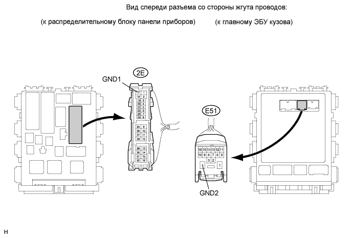 COROLLA, AURIS. ZZE150 ZRE151,152 NDE150.Система Запуска 2Zr-Fe.Система Запуска.Система Посадки И Запуска  Не Изменяется Режим Работы Источника Питания– Питание Не Включается (Ig И Acc)