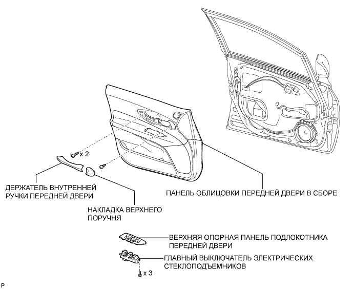 COROLLA, AURIS. ZZE150 ZRE151,152 NDE150.Ветровое Стекло Оконные Стекла.Система Управления Электрическими Стеклоподъемниками.Главный Выключатель Электрических Стеклоподъемников (Для 5-Дверных Моделей С Кузовом Типа Хэтчбэк) Узлы И Детали