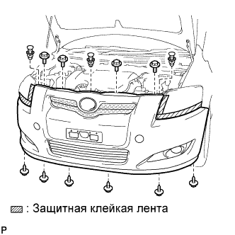 COROLLA, AURIS. ZZE150 ZRE151,152 NDE150.Система Охлаждения 4Zz-Fe.Система Охлаждения.Радиатор  Установка