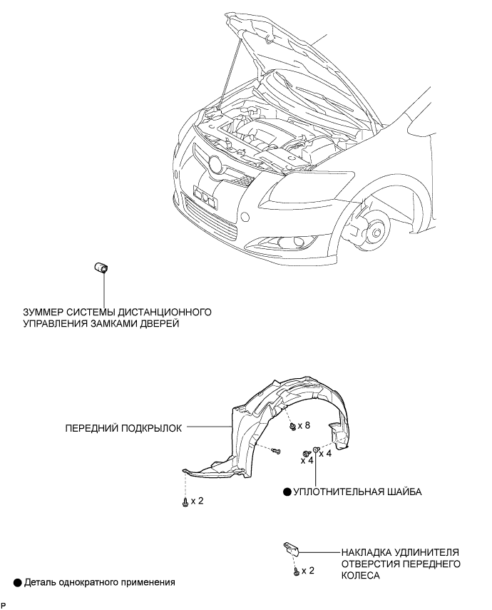 COROLLA, AURIS. ZZE150 ZRE151,152 NDE150.Дверной Замок.Система Управления Замками Дверей (Для Моделей С Кузовом Типа