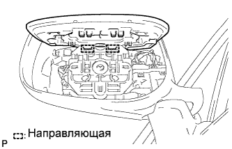 COROLLA, AURIS. ZZE150 ZRE151,152 NDE150.Зеркало.Система Зеркал С Электроприводом.Стекло Наружного Зеркала Заднего Вида (Для Моделей Производства Тмс С Кузовом Типа Хэтчбэк)  Снятие