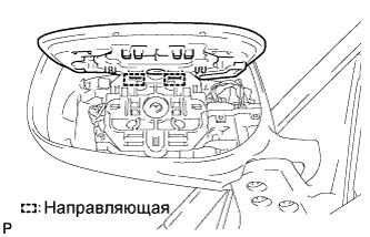 COROLLA, AURIS. ZZE150 ZRE151,152 NDE150.Зеркало.Система Зеркал С Электроприводом.Стекло Наружного Зеркала Заднего Вида (Для Моделей С Кузовом Типа Седан)  Снятие