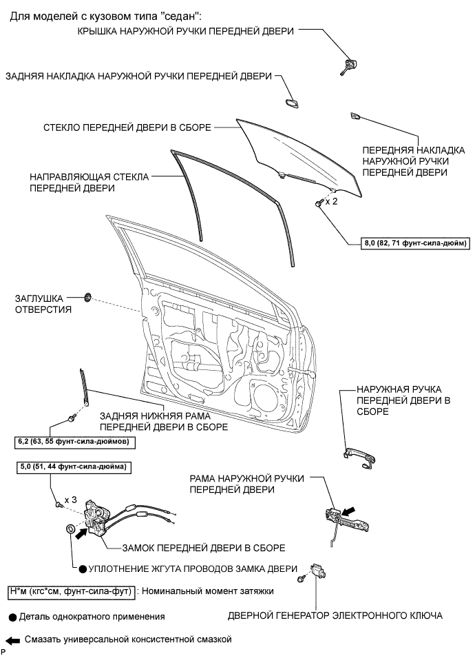 COROLLA, AURIS. ZZE150 ZRE151,152 NDE150.Дверной Замок.Система Управления Замками Дверей (Для Моделей С Кузовом Типа