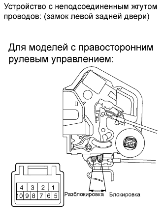 COROLLA, AURIS. ZZE150 ZRE151,152 NDE150.Дверной Замок.Система Управления Замками Дверей (Для Моделей С Кузовом Типа 