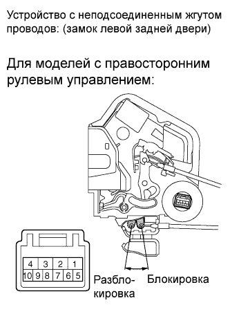 COROLLA, AURIS. ZZE150 ZRE151,152 NDE150.Дверной Замок.Система Управления Замками Дверей (Для Моделей С Кузовом Типа 