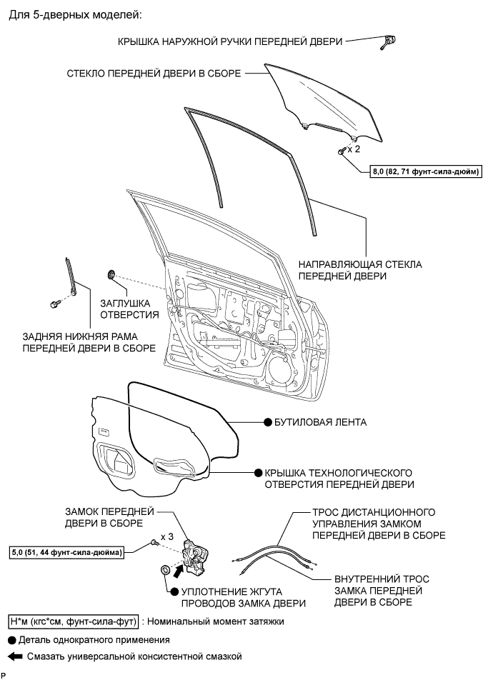 COROLLA, AURIS. ZZE150 ZRE151,152 NDE150.Дверной Замок.Система Управления Замками Дверей (Для Моделей С Кузовом Типа