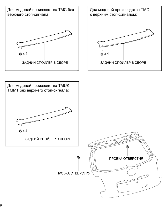 COROLLA, AURIS. ZZE150 ZRE151,152 NDE150.Капот Двигателя Двери.Электрическая Система Управления Дверью Багажного Отделения С Помощью Наружной Ручки (Для Моделей С Кузовом Типа 