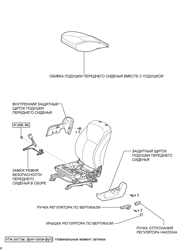 COROLLA, AURIS. ZZE150 ZRE151,152 NDE150.Сиденье.Система Подогрева Сидений.Подогреватель Подушки Переднего Сиденья (Изготовитель – Tmuk)  Узлы И Детали