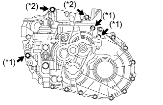 COROLLA, AURIS. ZZE150 ZRE151,152 NDE150.Механическая Трансмиссия Ea61.Система Механической Трансмиссии.Механическая Трансмиссия В Блоке С Главной Передачей В Сборе  Установка