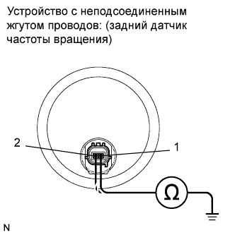 COROLLA, AURIS. ZZE150 ZRE151,152 NDE150.Управление Тормозами.Антиблокировочная Система Тормозов (Для Моделей Производства Тмс С Двигателем Серии Zr, 4Zz-Fe).
Dtc
  C0210/33  Неисправность В Цепи Правого Заднего Датчика Частоты Вращения