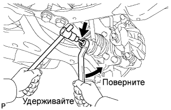 COROLLA, AURIS. ZZE150 ZRE151,152 NDE150.Подвеска.Система Подвески.Передний Стабилизатор Поперечной Устойчивости  Снятие