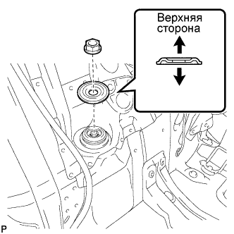 COROLLA, AURIS. ZZE150 ZRE151,152 NDE150.Подвеска.Система Подвески.Задний Амортизатор (Для Подвески С Двойными Поперечными Рычагами)  Установка