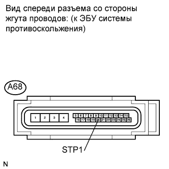 COROLLA, AURIS. ZZE150 ZRE151,152 NDE150.Управление Тормозами.Антиблокировочная Система Тормозов (Для Моделей Производства Тмс С Двигателем Серии Zr, 4Zz-Fe).
Dtc
  C1249/49  Обрыв В Цепи Выключателя Стоп-Сигналов