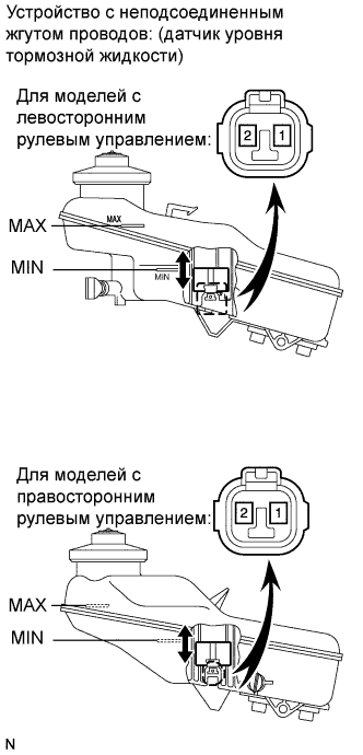 COROLLA, AURIS. ZZE150 ZRE151,152 NDE150.Управление Тормозами.Антиблокировочная Система Тормозов (Для Моделей Производства Тмс С Двигателем Серии Zr, 4Zz-Fe).Система Курсовой Устойчивости (Для Моделей Производства Тмс С Двигателем Серии Zr, 4Zz-Fe)  Контрольная Лампа Состояния Тормозной Системы Остается Включенной