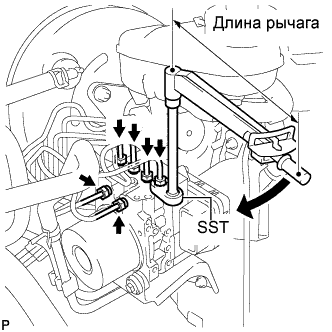 COROLLA, AURIS. ZZE150 ZRE151,152 NDE150.Управление Тормозами.Антиблокировочная Система Тормозов (Для Моделей Производства Тмс С Двигателем Серии Zr, 4Zz-Fe).Блок Управления Рабочими Цилиндрами Тормозов (Для Моделей Производства Тмс С Двигателем Серии Zr, 4Zz-Fe С Vsc)  Установка