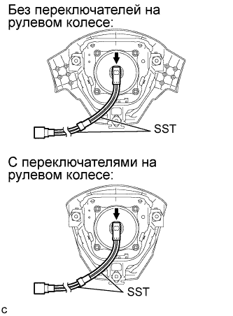COROLLA, AURIS. ZZE150 ZRE151,152 NDE150.Дополнительная Система (Пассивной) Безопасности.Система Подушек Безопасности.Накладка Рулевого Колеса (Изготовитель – Tmc)  Снятие С Эксплуатации