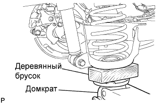 COROLLA, AURIS. ZZE150 ZRE151,152 NDE150.Подвеска.Система Подвески.Задняя Цилиндрическая Винтовая Пружина (Для Подвески Торсионного Типа)  Снятие