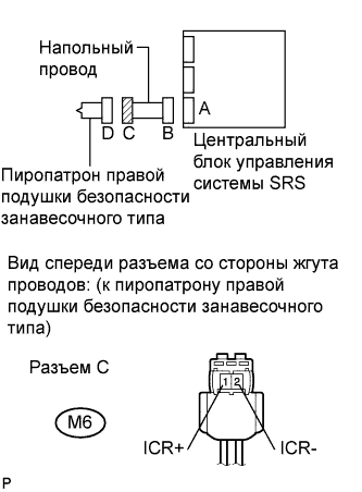 COROLLA, AURIS. ZZE150 ZRE151,152 NDE150.Дополнительная Система (Пассивной) Безопасности.Система Подушек Безопасности.
Dtc
  B1830/57  Короткое Замыкание В Цепи Пиропатрона Правой Подушки Безопасности Занавесочного Типа