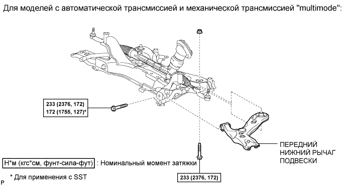 COROLLA, AURIS. ZZE150 ZRE151,152 NDE150.Подвеска.Система Подвески.Передний Нижний Рычаг Подвески Узлы И Детали