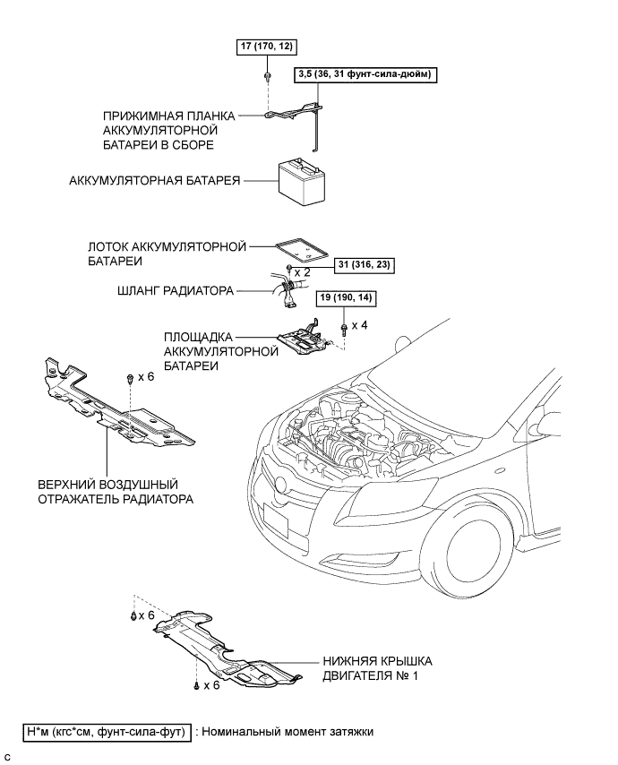COROLLA, AURIS. ZZE150 ZRE151,152 NDE150.Сцепление.Система Сцепления (Для C50, C66).Привод Сцепления (Для C50A)  Узлы И Детали