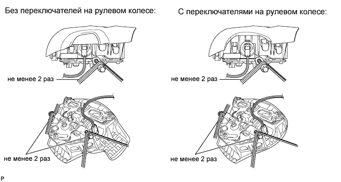 COROLLA, AURIS. ZZE150 ZRE151,152 NDE150.Дополнительная Система (Пассивной) Безопасности.Система Подушек Безопасности.Накладка Рулевого Колеса (Изготовитель – Tmuk, Tmmt)  Снятие С Эксплуатации