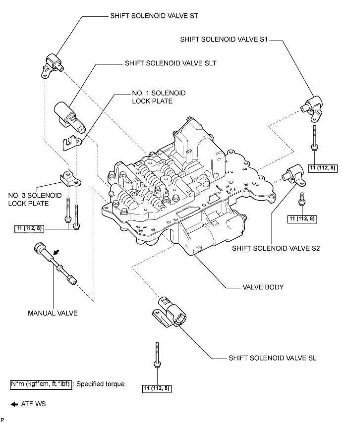 COROLLA, AURIS. ZZE150 ZRE151,152 NDE150.Автоматическая Трансмиссия U341E.Система Автоматической Трансмиссии.Электромагнитный Клапан Переключения Передач Узлы И Детали