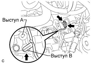 COROLLA, AURIS. ZZE150 ZRE151,152 NDE150.Механическая Трансмиссия C66.Система Механической Трансмиссии.Выключатель Света Заднего Хода  Установка