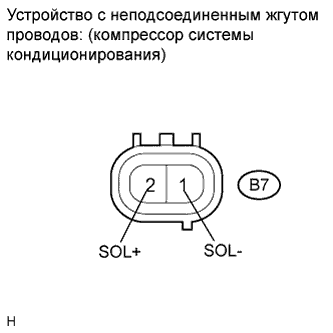 COROLLA, AURIS. ZZE150 ZRE151,152 NDE150.Кондиционирование Воздуха.Система Кондиционирования (Для Автоматического Кондиционера).
Dtc
  B1451/51  Цепь Электромагнитного Клапана Компрессора