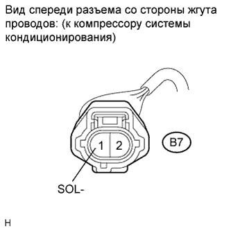 COROLLA, AURIS. ZZE150 ZRE151,152 NDE150.Кондиционирование Воздуха.Система Кондиционирования (Для Автоматического Кондиционера).
Dtc
  B1451/51  Цепь Электромагнитного Клапана Компрессора