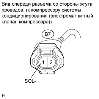 COROLLA, AURIS. ZZE150 ZRE151,152 NDE150.Кондиционирование Воздуха.Система Кондиционирования (Для Автоматического Кондиционера).
Dtc
  B1451  Цепь Электромагнитного Клапана Компрессора