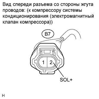 COROLLA, AURIS. ZZE150 ZRE151,152 NDE150.Кондиционирование Воздуха.Система Кондиционирования (Для Автоматического Кондиционера).
Dtc
  B1451  Цепь Электромагнитного Клапана Компрессора