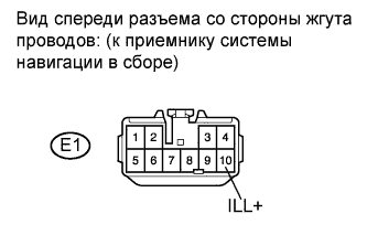 COROLLA, AURIS. ZZE150 ZRE151,152 NDE150.Навигация.Система Навигации.Система Навигации  Цепь Освещения