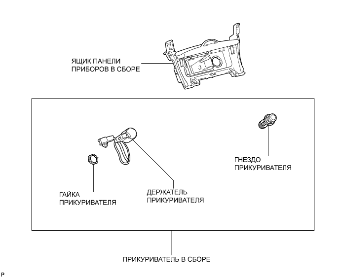 COROLLA, AURIS. ZZE150 ZRE151,152 NDE150.Прочие Системы.Часы.Прикуриватель (Для Моделей С Кузовом Типа Седан) Узлы И Детали