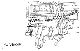 COROLLA, AURIS. ZZE150 ZRE151,152 NDE150.Кондиционирование Воздуха.Система Кондиционирования (Для Автоматического Кондиционера).Передний Датчик Температуры Испарителя (Для Моделей С Кузовом Типа Хэтчбэк)  Установка
