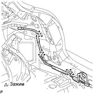 COROLLA, AURIS. ZZE150 ZRE151,152 NDE150.Устройства Противоугонной Системы.Противоугонная Система.Датчик Разбивания Стекла (Для 5-Дверных Моделей С Кузовом Типа Хэтчбэк)  Снятие