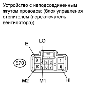 COROLLA, AURIS. ZZE150 ZRE151,152 NDE150.Кондиционирование Воздуха.Система Кондиционирования (Для Автоматического Кондиционера).Система Кондиционирования (Для Кондиционера С Ручным Управлением)  Цепь Электродвигателя Вентилятора