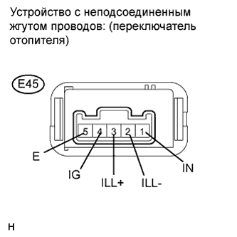 COROLLA, AURIS. ZZE150 ZRE151,152 NDE150.Кондиционирование Воздуха.Система Кондиционирования (Для Автоматического Кондиционера).Переключатель Отопителя (Для Моделей С Кузовом Типа Хэтчбэк)  Проверка