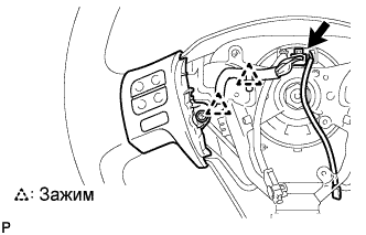 COROLLA, AURIS. ZZE150 ZRE151,152 NDE150.Аудиовизуальная Система.Аудио И Визуальная Система.Выключатели На Рулевом Колесе (Изготовитель – Tmc)  Установка