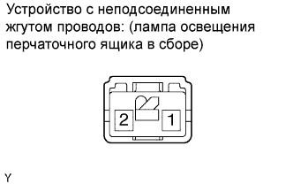 COROLLA, AURIS. ZZE150 ZRE151,152 NDE150.Освещение.Система Освещения.Лампа Освещения Перчаточного Ящика  Проверка