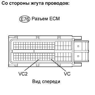 Lexus GS450h GWS191.Система Управления Двигателем 2Gr-Fse.Система Sfi.Система Sfi  Выходная Цепь Vc