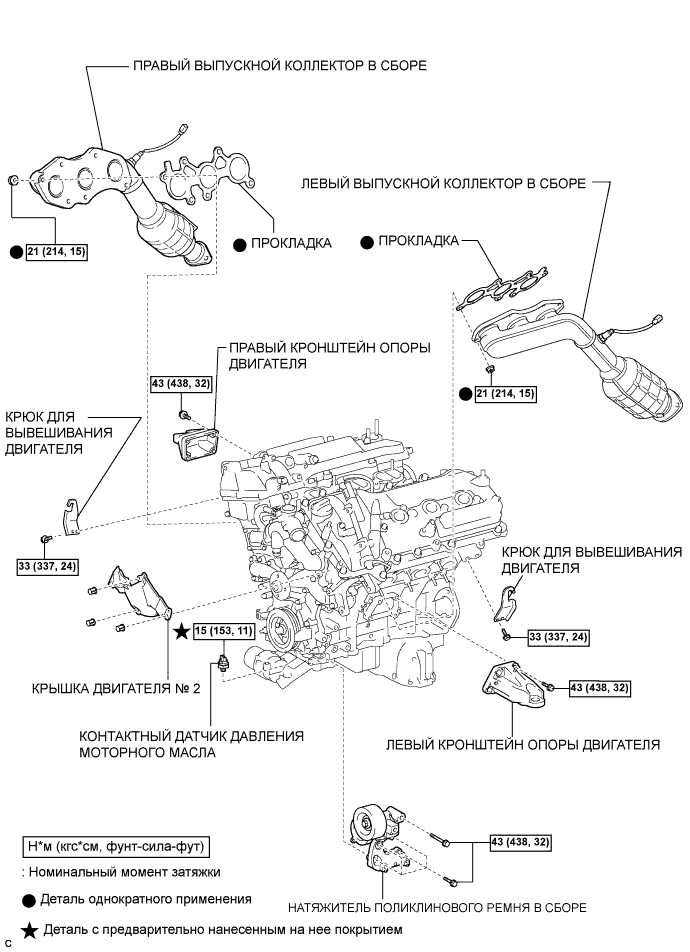 Lexus GS450h GWS191.Механическая Часть Двигателя 2Gr-Fse.Двигатель.Двигатель В Сборе  Узлы И Детали