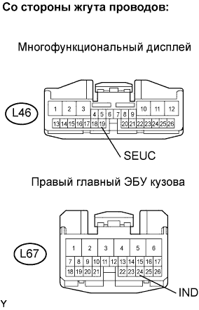 Lexus GS450h GWS191.Устройства Противоугонной Системы.Противоугонная Система (С Датчиком Проникновения).Противоугонная Система (С Датчиком Проникновения)  Цепь Контрольной Лампы Безопасности
