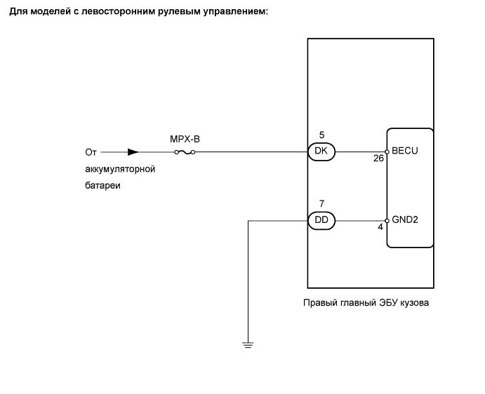 Lexus GS450h GWS191.Капот Двигателя Двери.Механизм Открывания И Доводчик Двери Багажного Отделения.Механизм Открывания И Доводчик Двери Багажного Отделения  Цепь Питания Эбу Распределительного Блока Со Стороны Пассажира