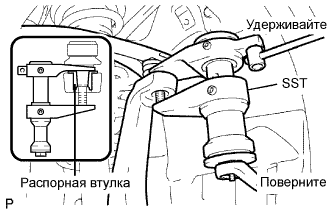 Lexus GS450h GWS191.Оси.Система Осей.Поворотный Кулак  Снятие