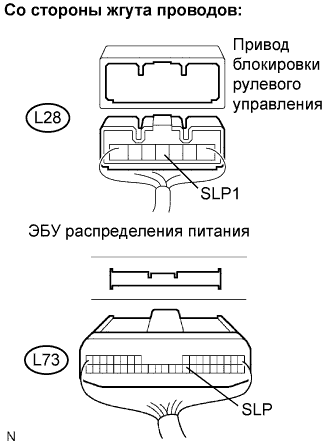 Lexus GS450h GWS191.Рулевая Колонка.Система Рулевого Управления.Система Блокировки Рулевого Управления  Сигнальная Цепь Датчика Разблокировки